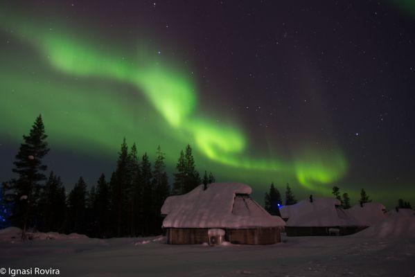 Mejores momentos para ver la aurora boreal en finlandia