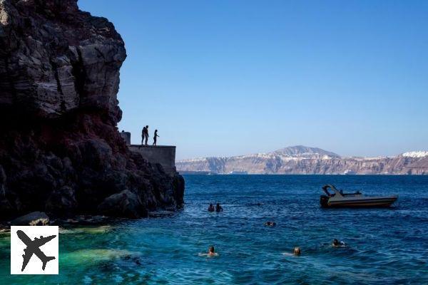 6 lugares para bucear en Santorini