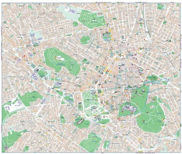 Mapas y planos detallados de Atenas