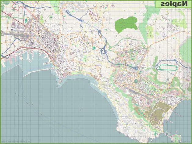 Mapas y planos detallados de Nápoles