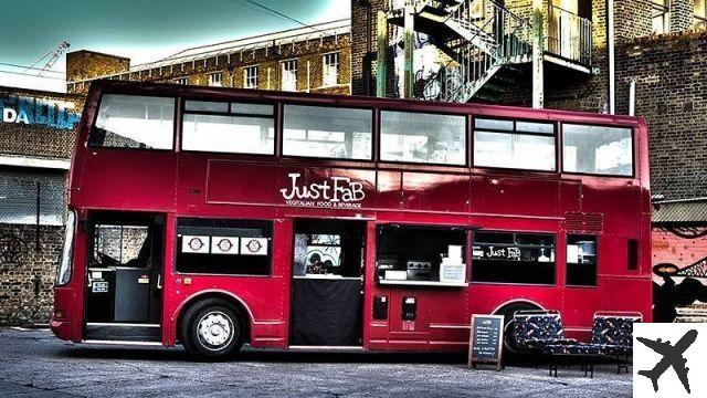 Un bus italien et vegan à Londres